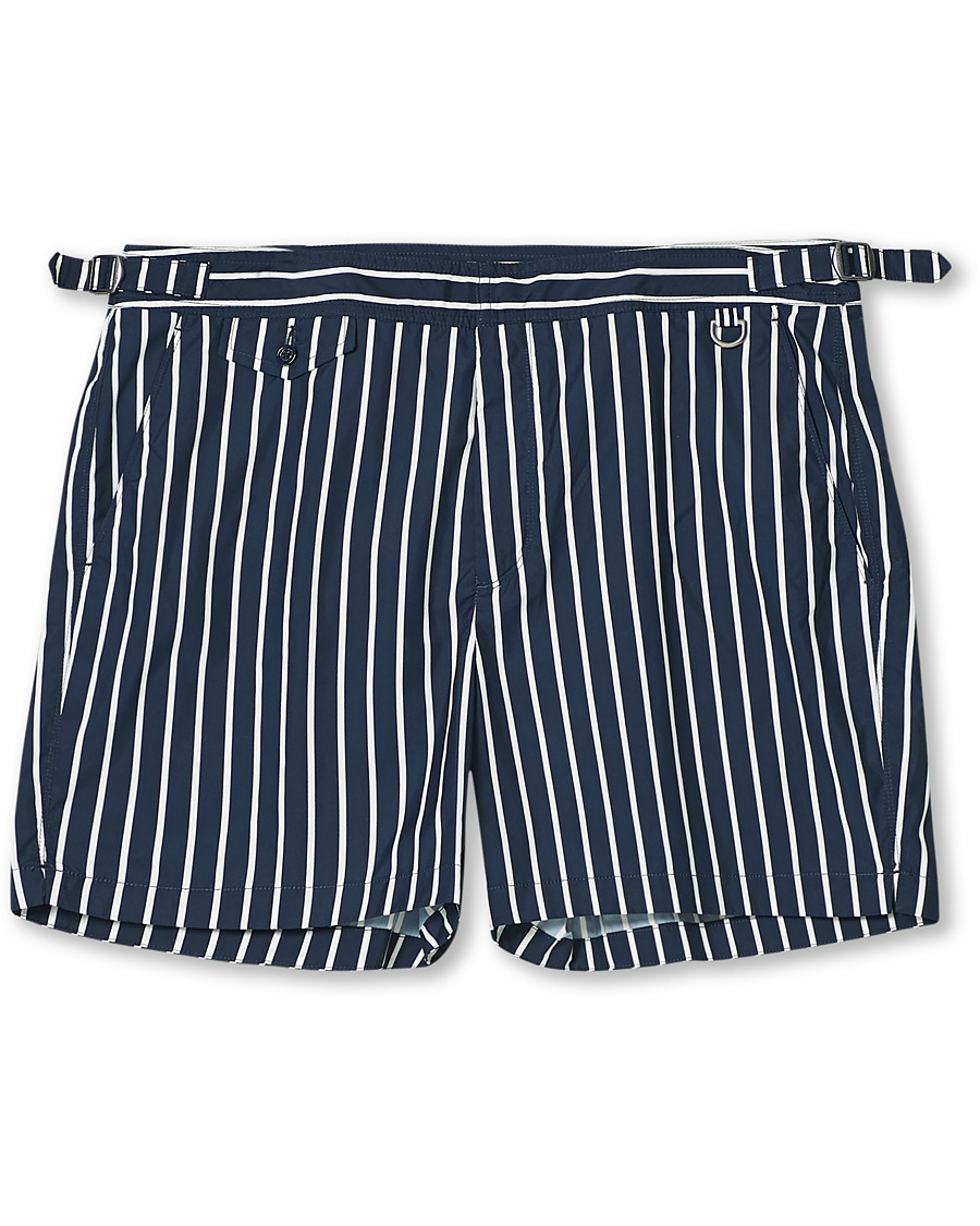 Homme | Maillots De Bain | Ralph Lauren Purple Label | Riviera Swim Trunks Navy/White