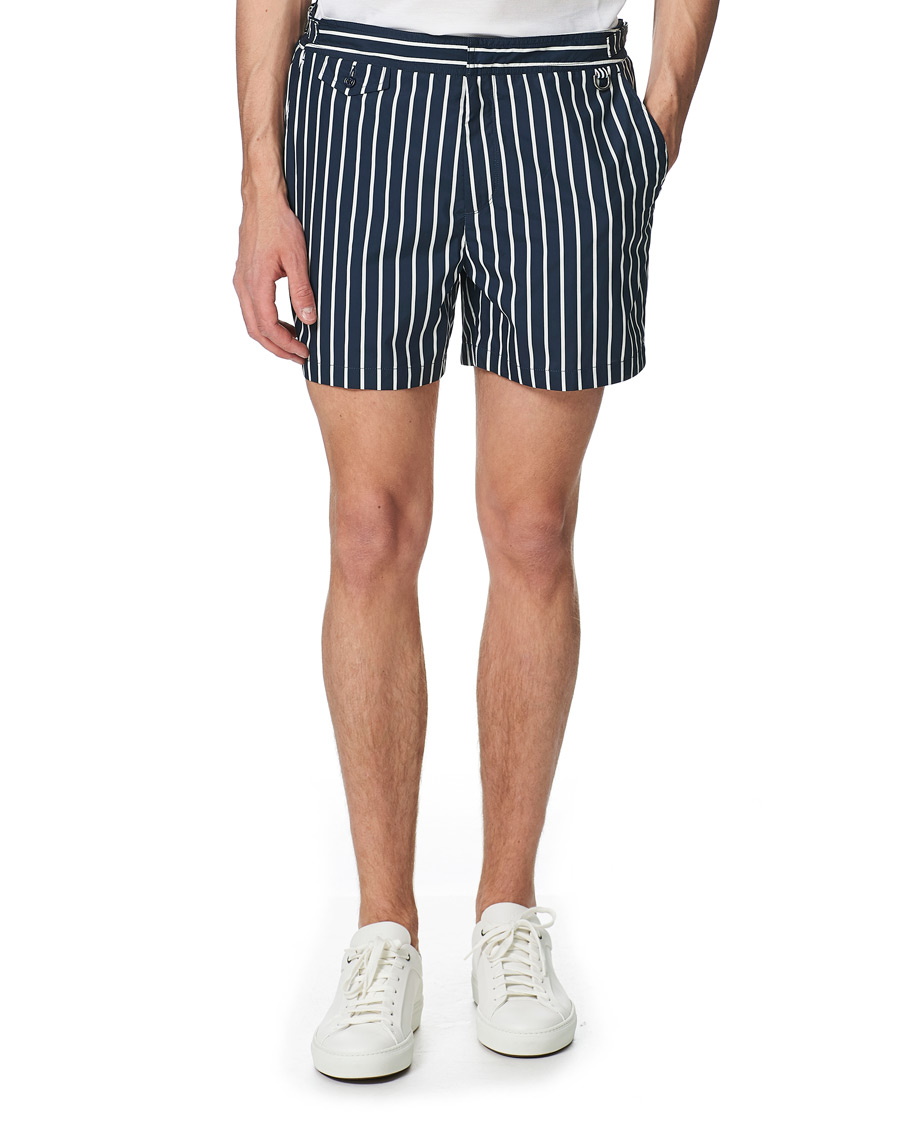 Homme | Maillots De Bain | Ralph Lauren Purple Label | Riviera Swim Trunks Navy/White