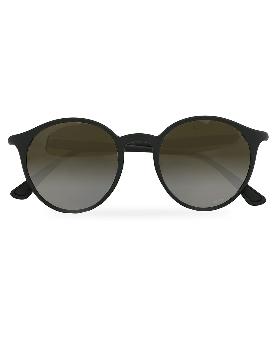 Homme | Ray-Ban RB4336CH Round Sunglasses Matte Black | Ray-Ban | RB4336CH Round Sunglasses Matte Black