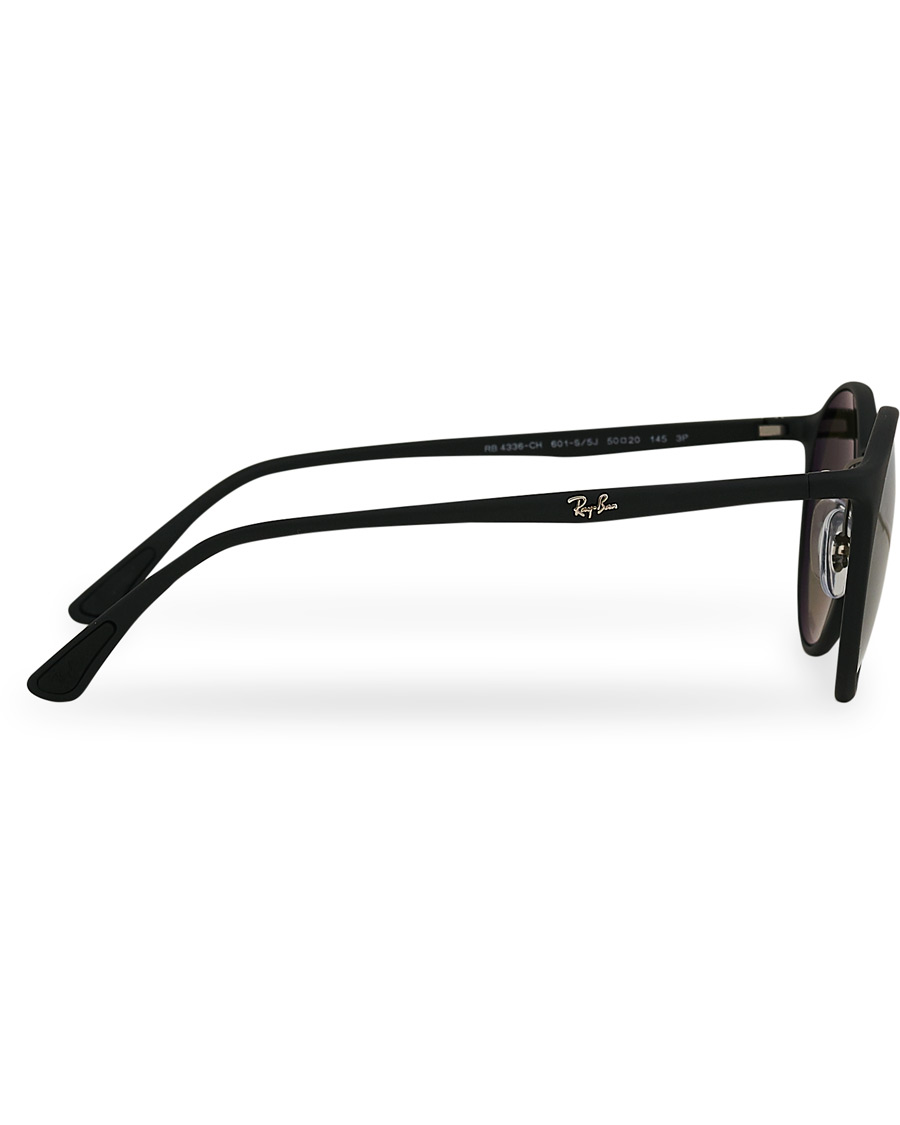 Homme | Ray-Ban RB4336CH Round Sunglasses Matte Black | Ray-Ban | RB4336CH Round Sunglasses Matte Black
