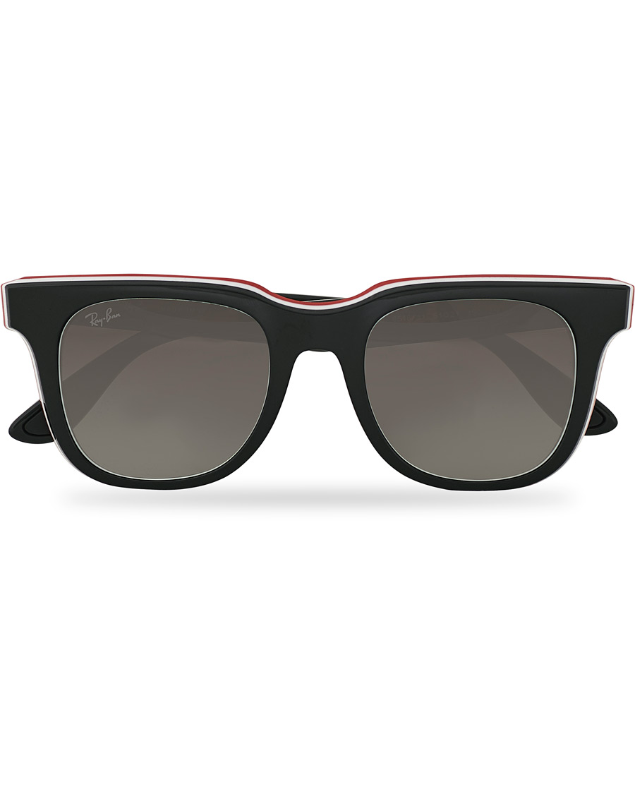 Homme | Ray-Ban RB4368 3-Layered Sunglasses Black/White/Red | Ray-Ban | RB4368 3-Layered Sunglasses Black/White/Red