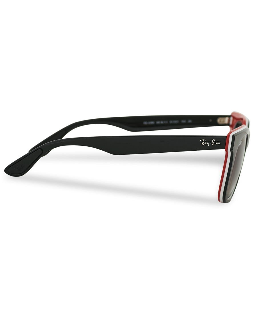 Homme | Ray-Ban RB4368 3-Layered Sunglasses Black/White/Red | Ray-Ban | RB4368 3-Layered Sunglasses Black/White/Red