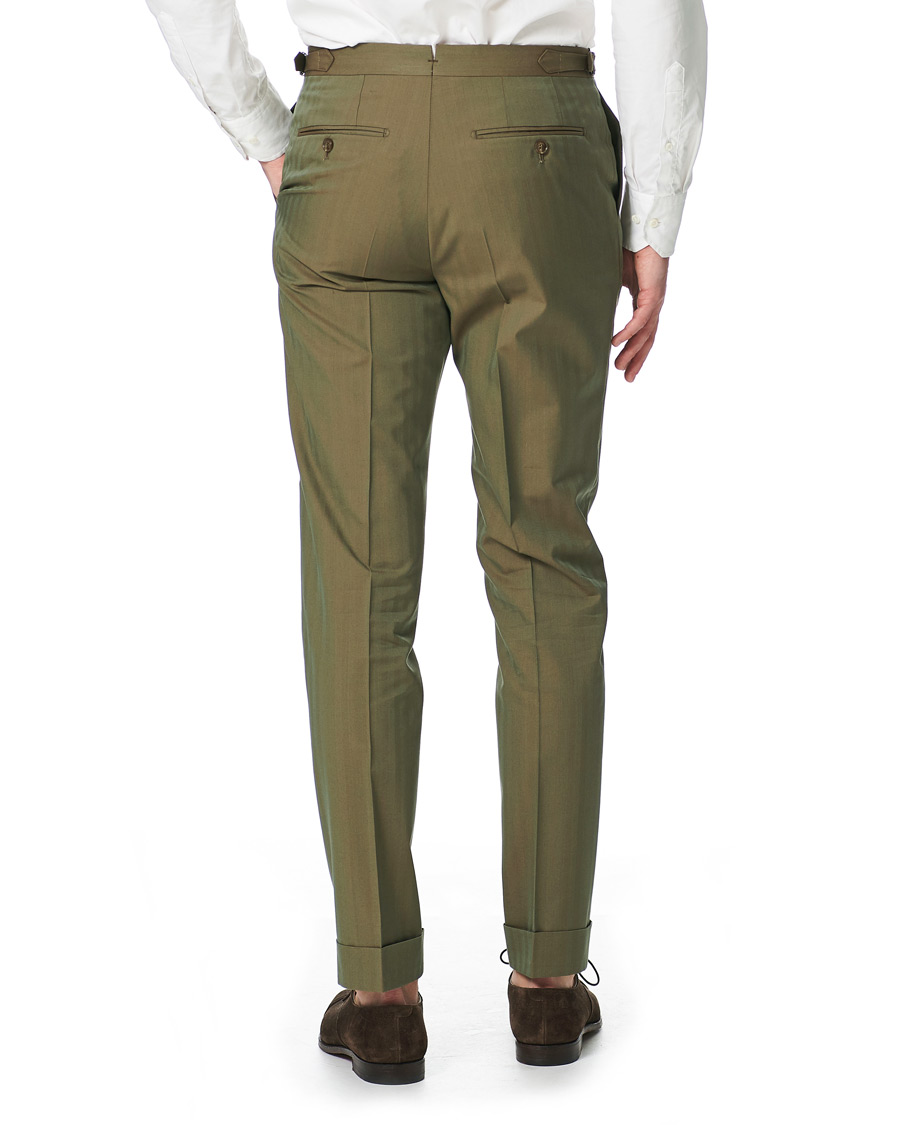 Heren | Broeken | Morris Heritage | Jason Havana Solaro Suit Trousers Olive