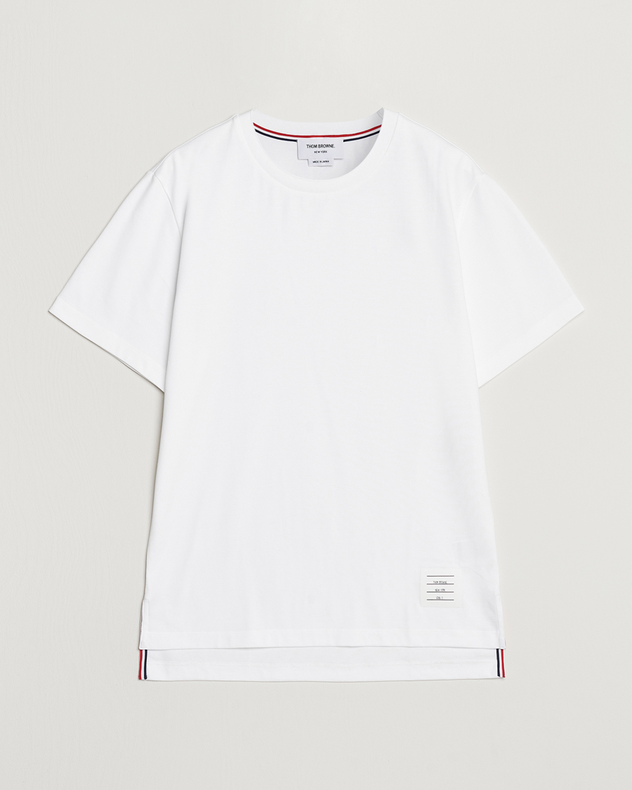Homme | T-shirts | Thom Browne | Relaxed Fit Short Sleeve T-Shirt White