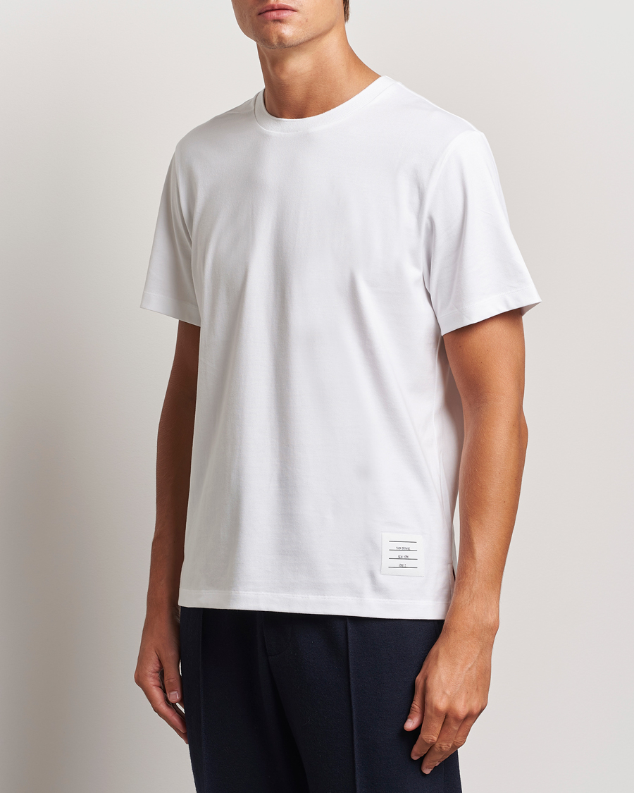 Heren | T-shirts | Thom Browne | Relaxed Fit Short Sleeve T-Shirt White