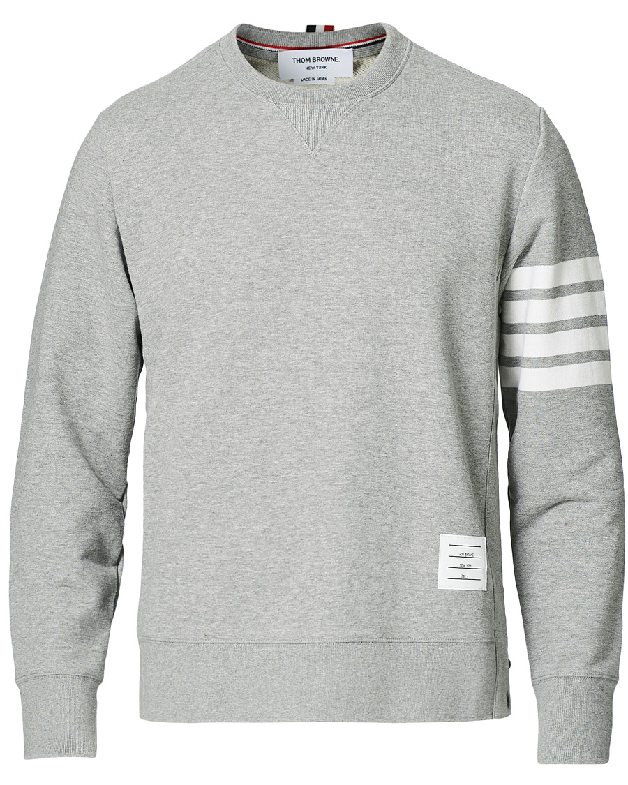 Homme | Pulls Et Tricots | Thom Browne | 4 Bar Loopback Sweatshirt Heather Grey