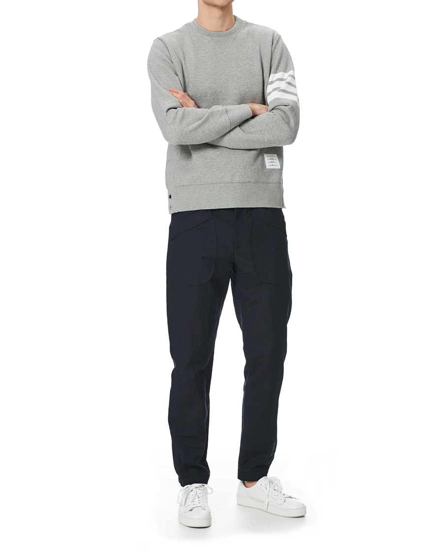 Homme | Pulls Et Tricots | Thom Browne | 4 Bar Loopback Sweatshirt Heather Grey
