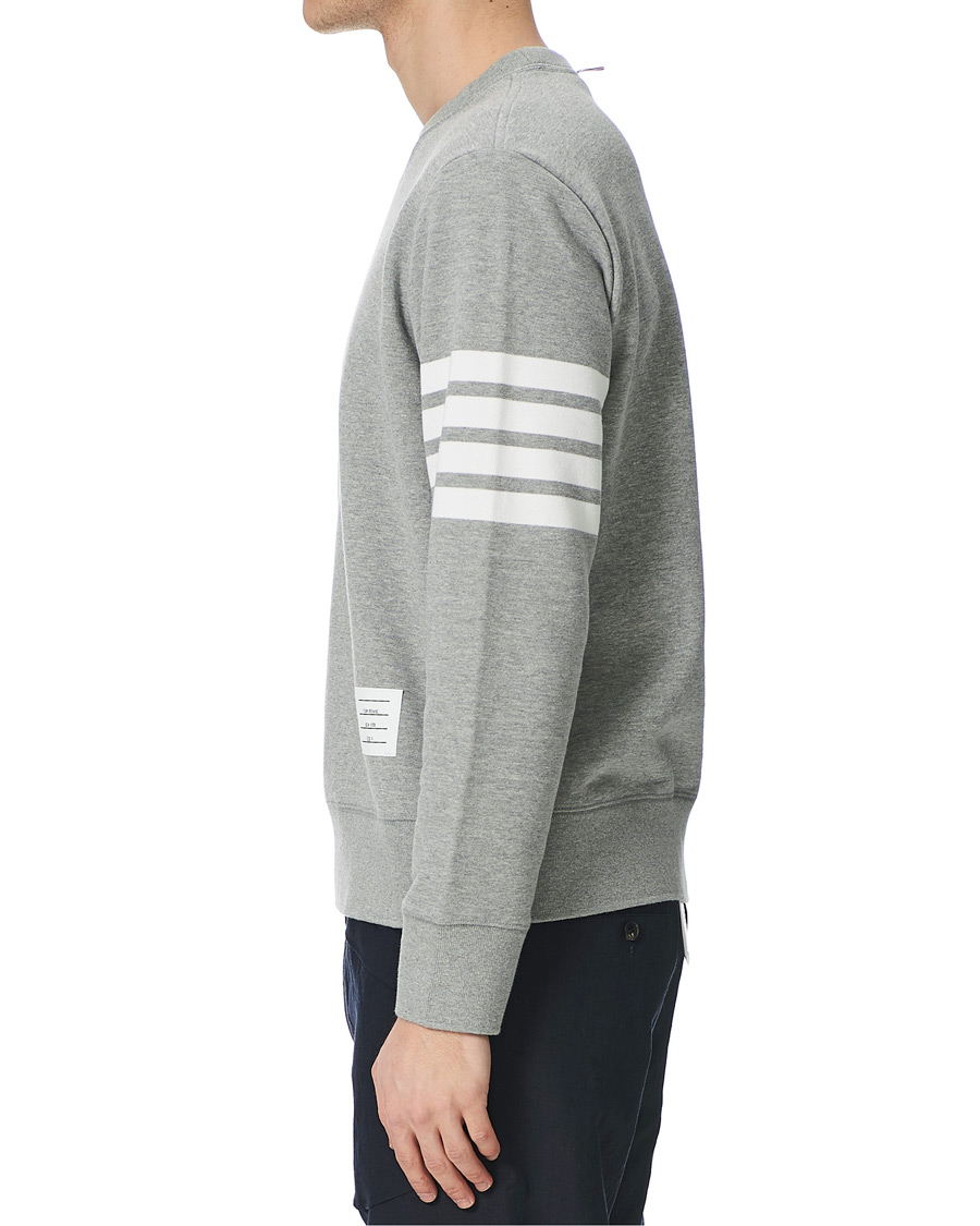Homme | Pulls Et Tricots | Thom Browne | 4 Bar Loopback Sweatshirt Heather Grey