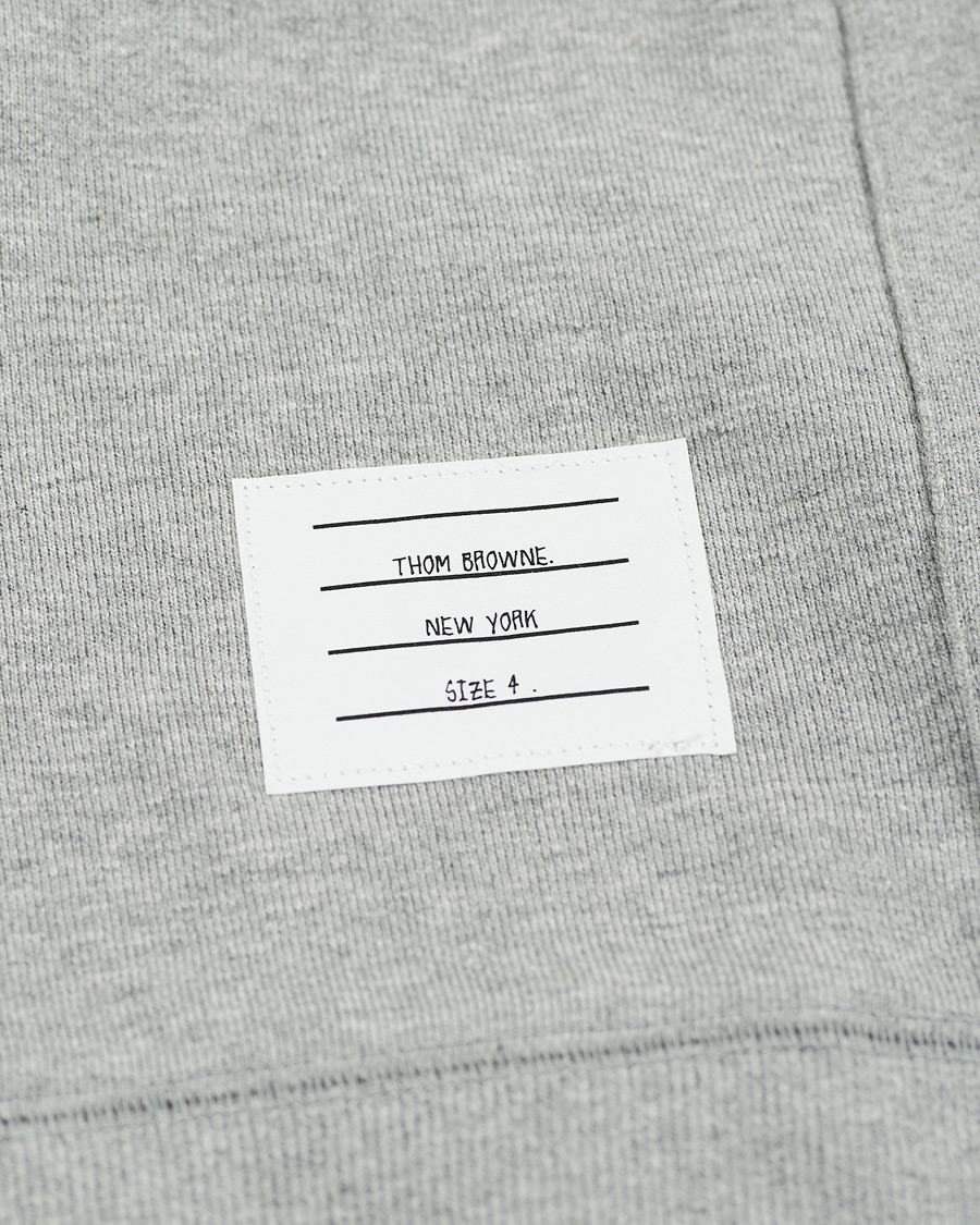 Homme | Pulls Et Tricots | Thom Browne | 4 Bar Loopback Sweatshirt Heather Grey