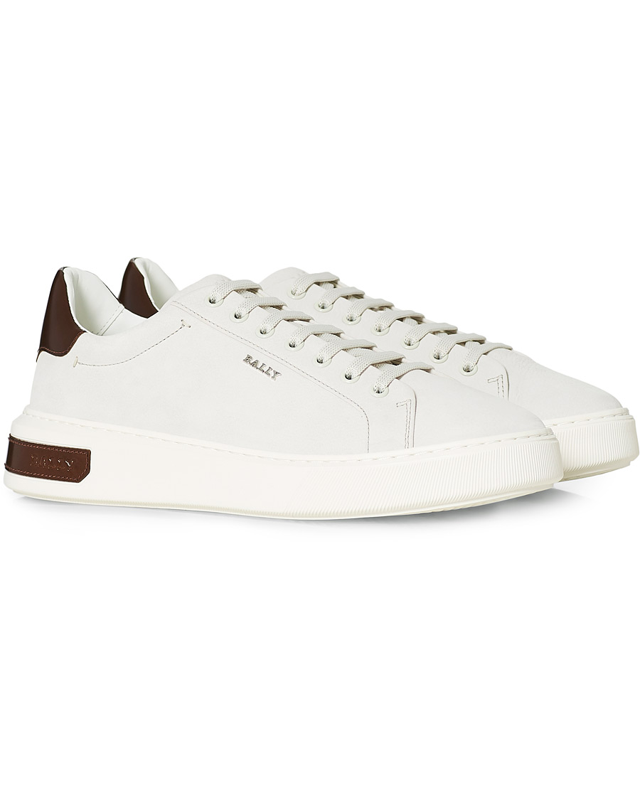 Heren | Bally Miky Sneaker Dusty White Suede | Bally | Miky Sneaker Dusty White Suede