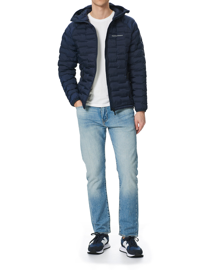 Heren | Jassen | Peak Performance | Argon Light Hooded Jacket Blue Shadow