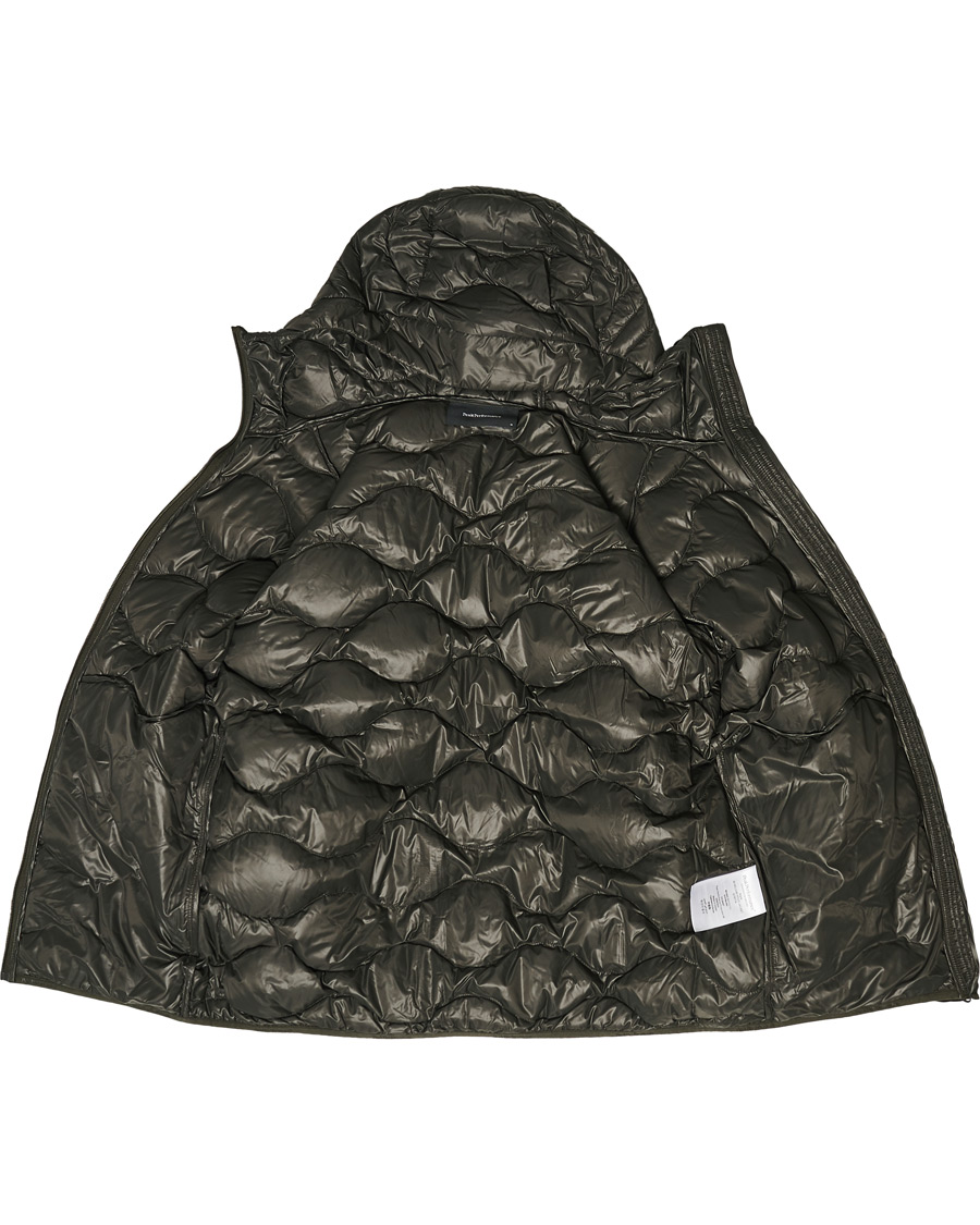 Homme | Manteaux Et Vestes | Peak Performance | Helium Hooded Jacket Black Olive