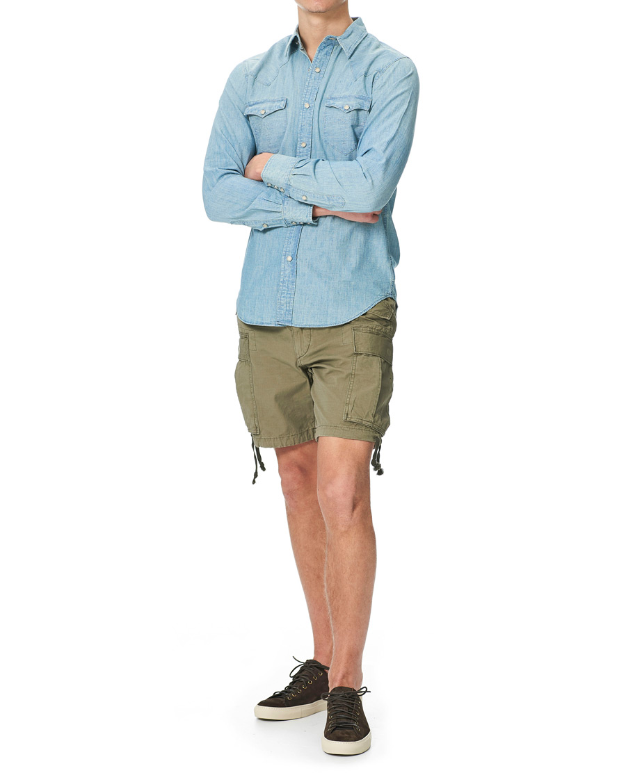 Homme | Shorts | RRL | Regiment Cargo Shorts Shelter Green