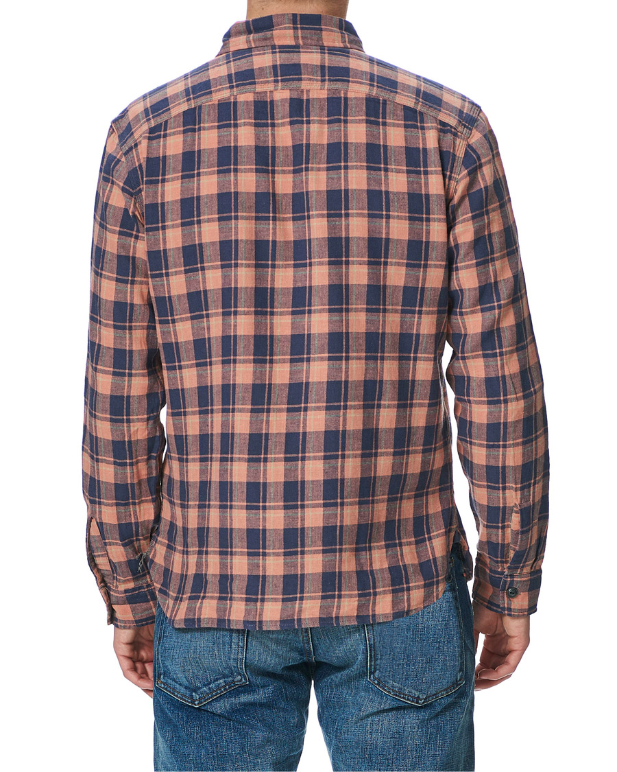 Homme | Chemises | RRL | Cotton/Linen Matlock Workshirt Coral/Blue