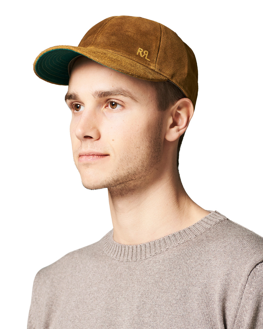 Homme | RRL Rough Out Ball Cap Tan | RRL | Rough Out Ball Cap Tan