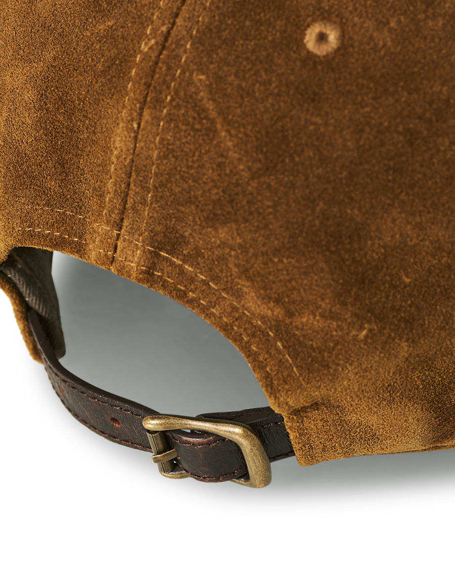 Homme | RRL Rough Out Ball Cap Tan | RRL | Rough Out Ball Cap Tan