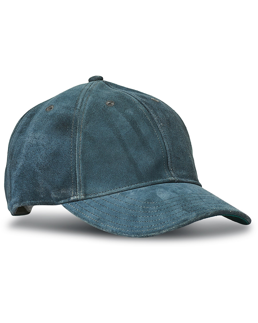 Heren | RRL Rough Out Ball Cap Indigo Suede | RRL | Rough Out Ball Cap Indigo Suede