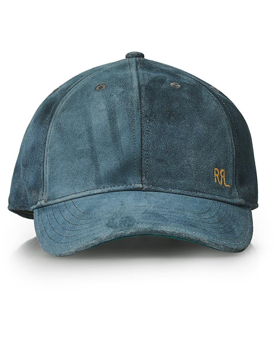 Heren | RRL Rough Out Ball Cap Indigo Suede | RRL | Rough Out Ball Cap Indigo Suede