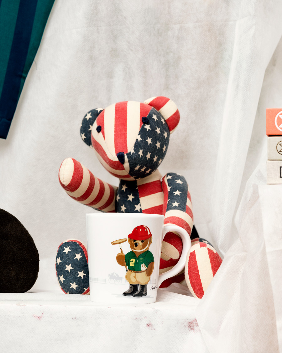 Homme | RRL Teddy Bear Limited Edition Patchwork Flag | RRL | Teddy Bear Limited Edition Patchwork Flag