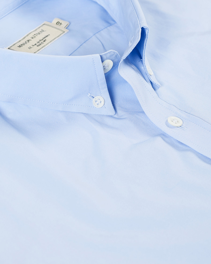 Homme | Chemises | Maison Kitsuné | Fox Head Oxford Shirt Light Blue