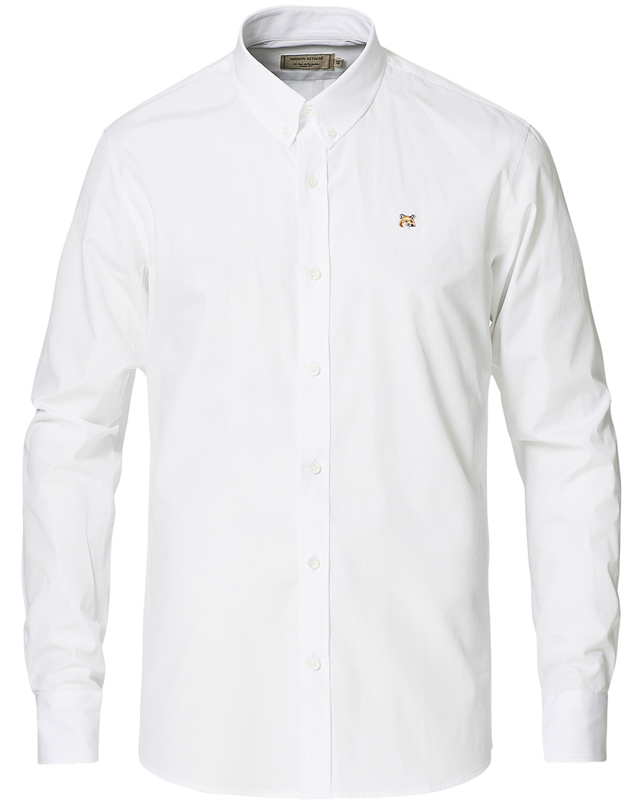 Homme | Chemises | Maison Kitsuné | Fox Head Oxford Shirt White