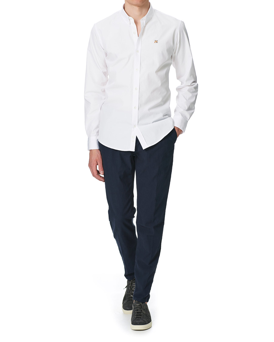 Homme | Chemises | Maison Kitsuné | Fox Head Oxford Shirt White