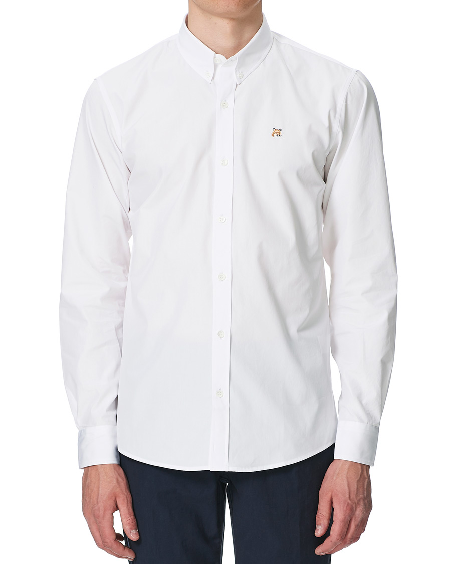 Homme | Chemises | Maison Kitsuné | Fox Head Oxford Shirt White