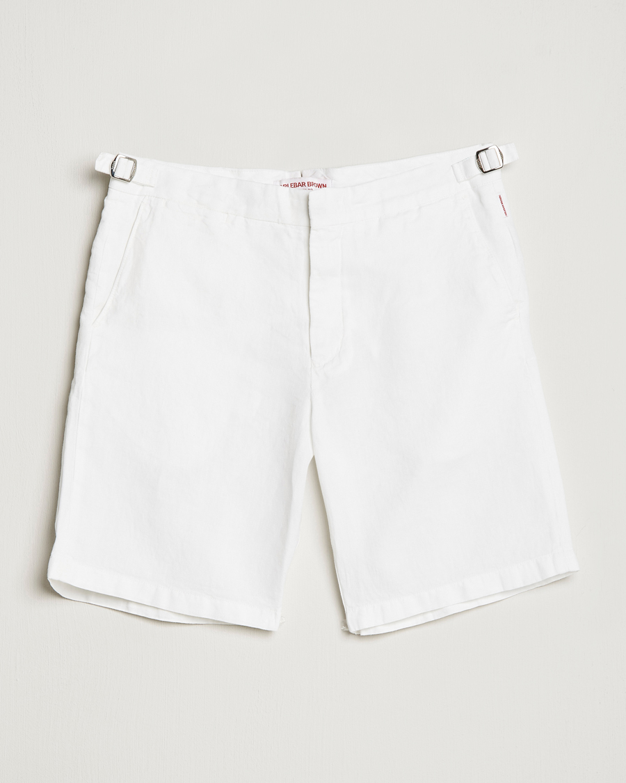 Homme | Shorts | Orlebar Brown | Norwich Linen Shorts White