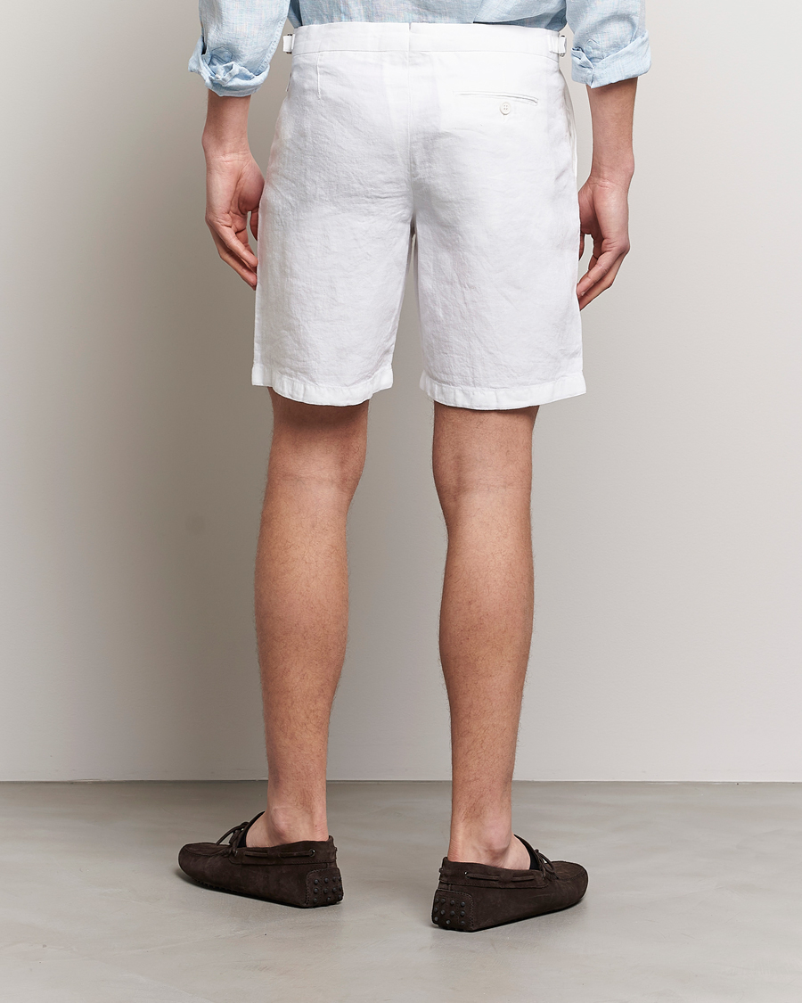 Homme | Shorts | Orlebar Brown | Norwich Linen Shorts White