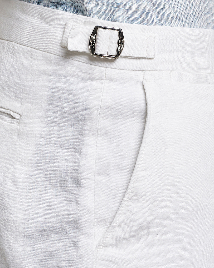 Homme | Shorts | Orlebar Brown | Norwich Linen Shorts White