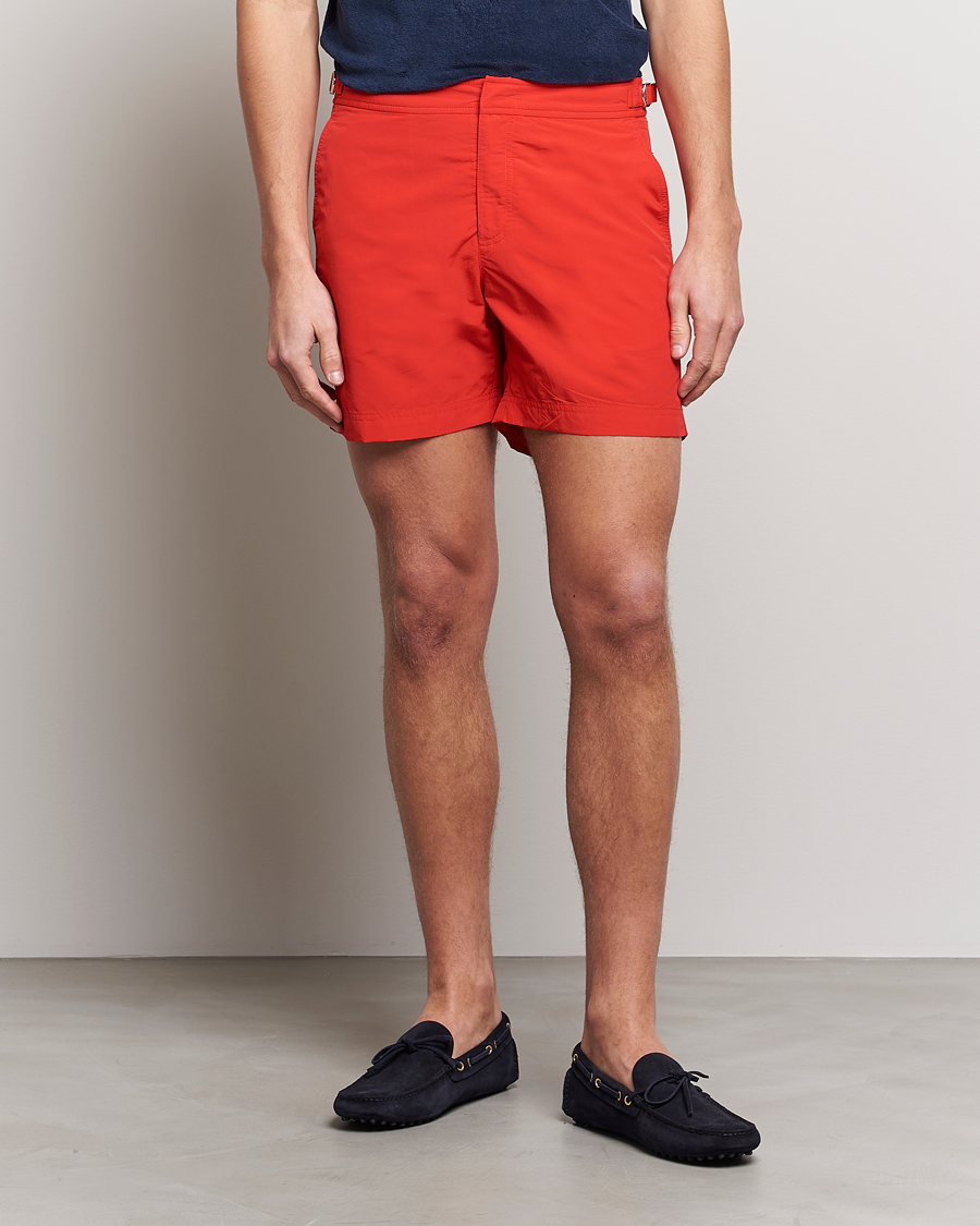 Homme | Maillots De Bain | Orlebar Brown | Bulldog II Medium Length Swim Shorts Rescue Red