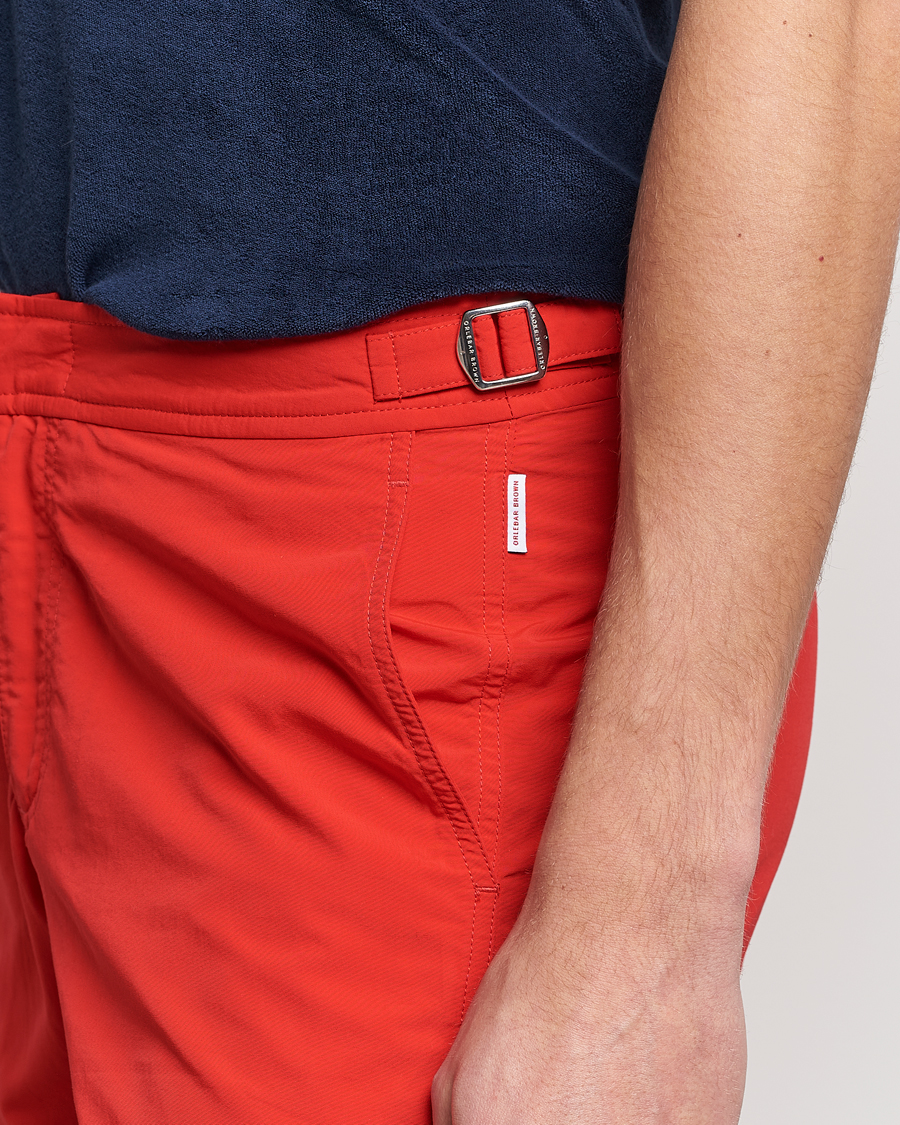 Heren | Zwembroek | Orlebar Brown | Bulldog II Medium Length Swim Shorts Rescue Red