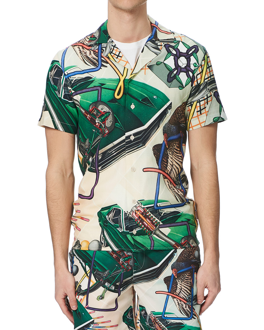 Homme | Chemises | Orlebar Brown | Travis Peter Philips Print Resort Shirt Front Axle