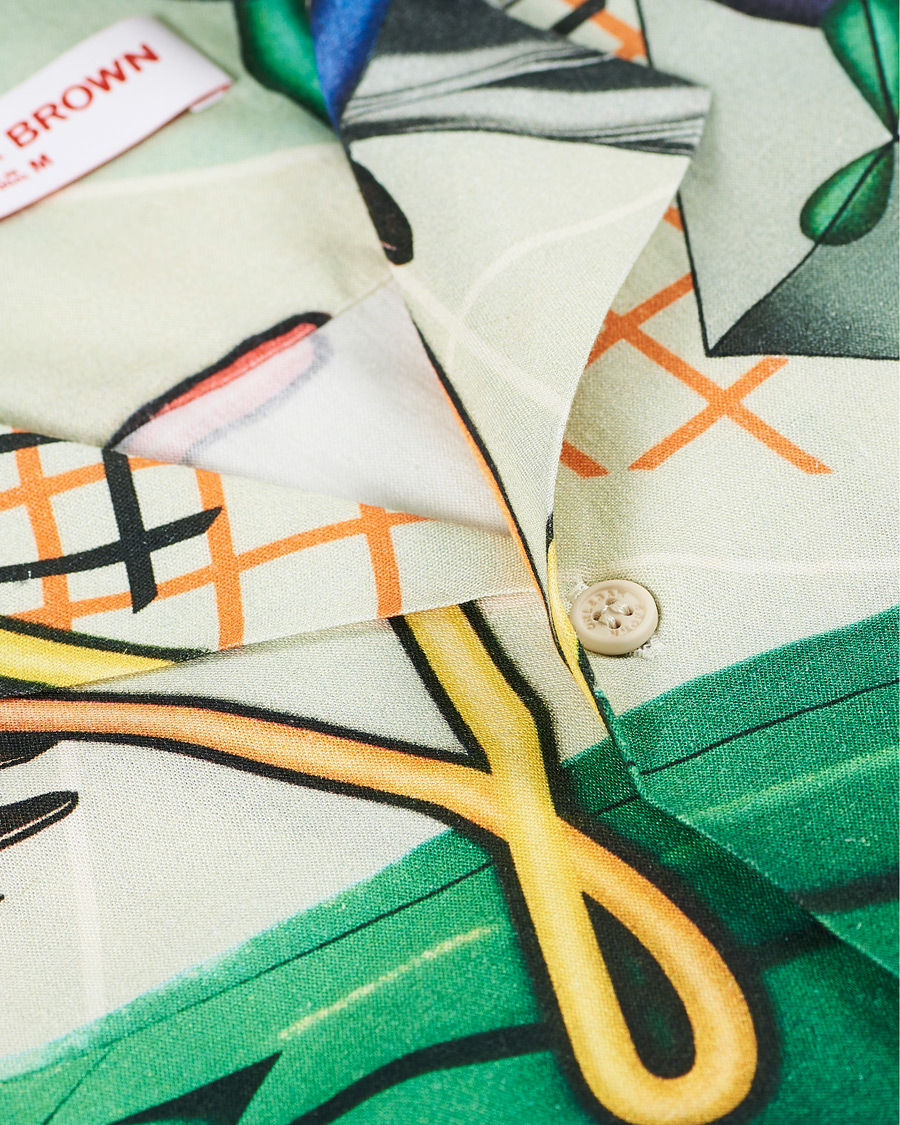 Homme | Chemises | Orlebar Brown | Travis Peter Philips Print Resort Shirt Front Axle
