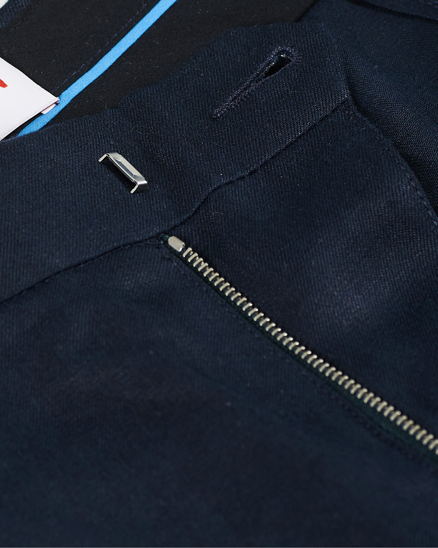 Homme | Pantalons | Orlebar Brown | Griffon Linen Trousers Navy