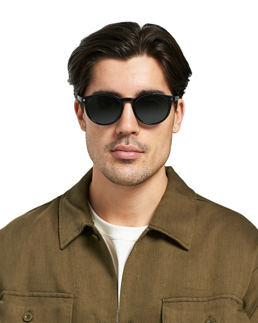 Heren | Ermenegildo Zegna EZ0172 Sunglasses Shiny Black/Blue | Ermenegildo Zegna | EZ0172 Sunglasses Shiny Black/Blue