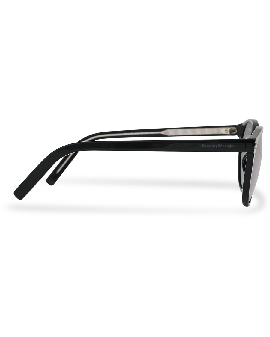 Heren | Ermenegildo Zegna EZ0172 Sunglasses Shiny Black/Blue | Ermenegildo Zegna | EZ0172 Sunglasses Shiny Black/Blue