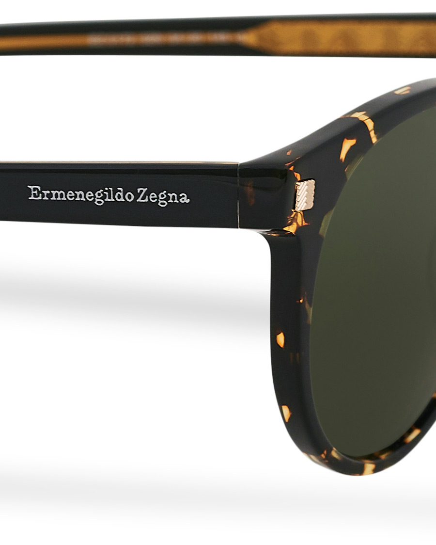 Homme | Ermenegildo Zegna EZ0172 Sunglasses Dark Havana/Green | Ermenegildo Zegna | EZ0172 Sunglasses Dark Havana/Green