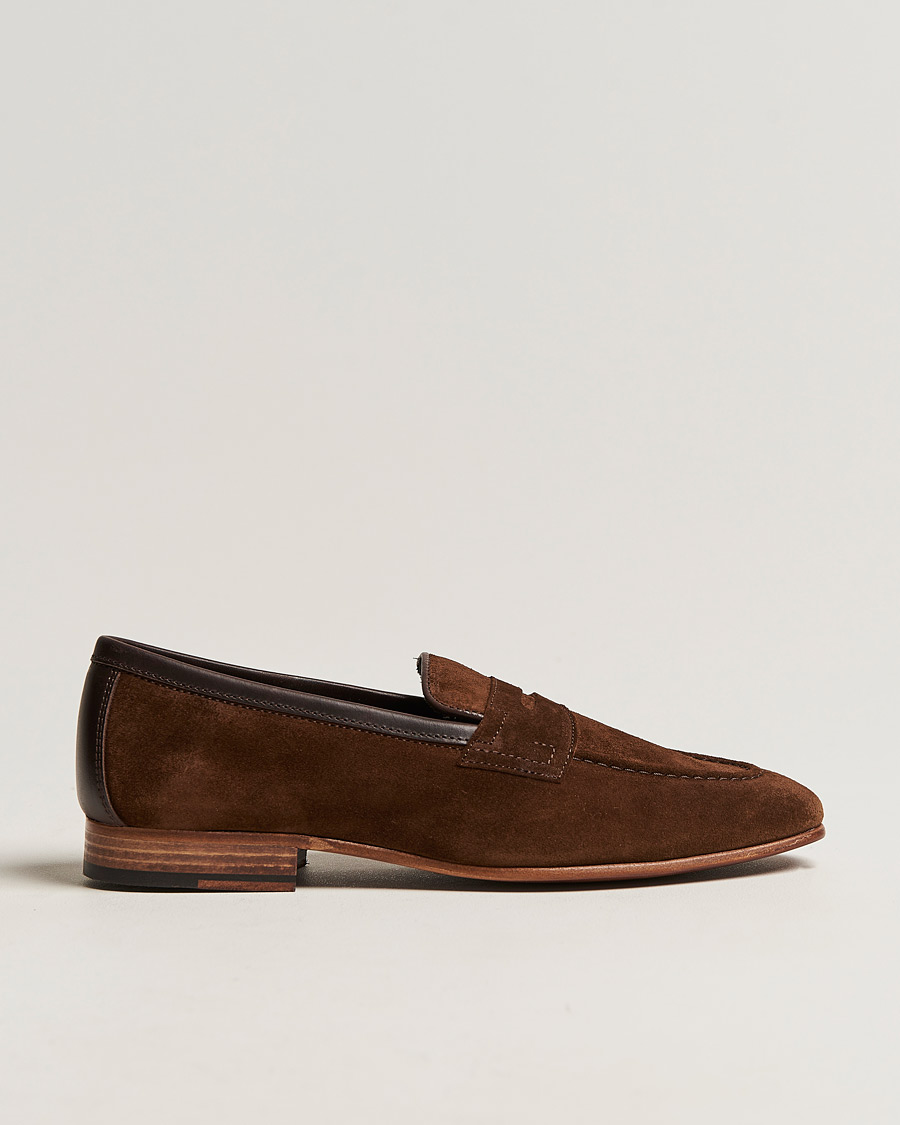 Heren | Loake Lifestyle Darwin Loafer Dark Brown Suede | Loake Lifestyle | Darwin Loafer Dark Brown Suede