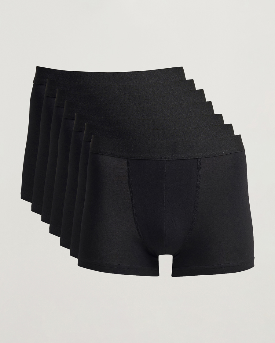 Heren | Ondergoed | Bread & Boxers | 7-Pack Boxer Brief Black