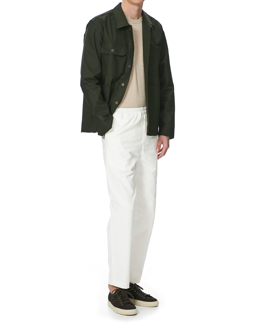 Homme | Chemises | Howlin' | Heavy Cotton Pocket Overshirt Olive