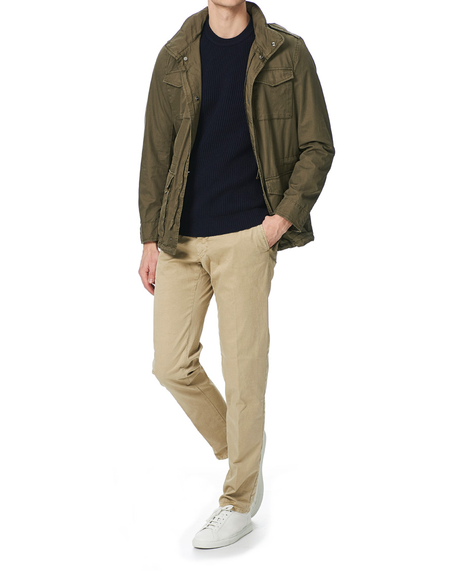 Homme | Pulls Et Tricots | Altea | Rib Stitch Crew Neck Navy