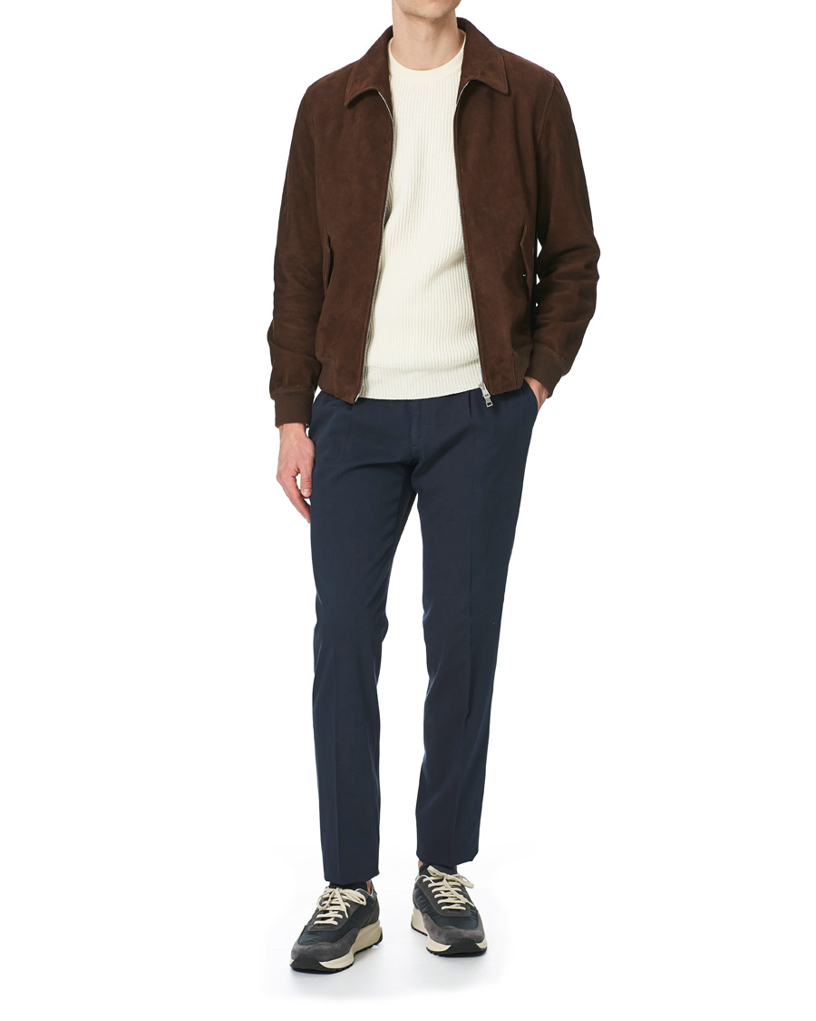 Homme | Pulls Et Tricots | Altea | Rib Stitch Crew Neck Off White
