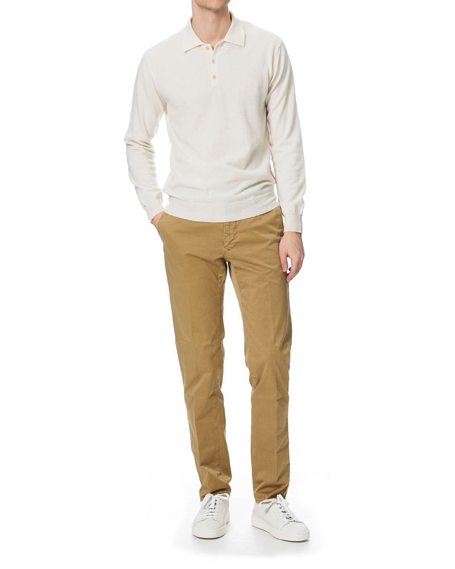 Homme | Pulls Et Tricots | Altea | Todd & Duncan Cashmere Polo Ice White