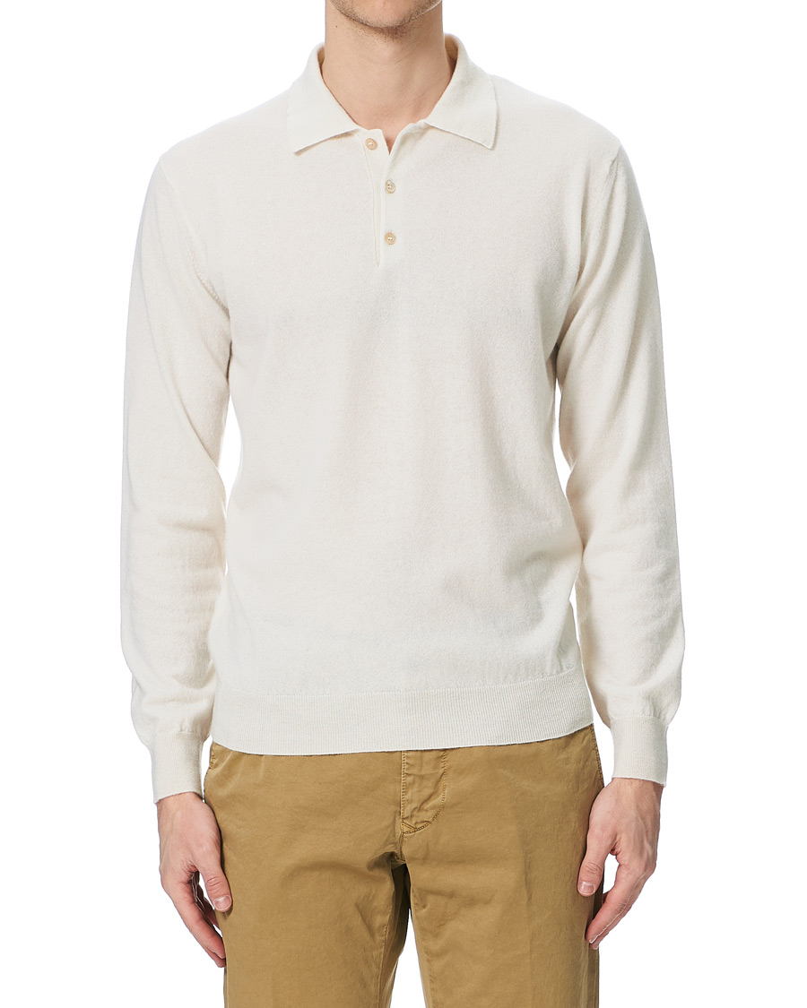 Homme | Pulls Et Tricots | Altea | Todd & Duncan Cashmere Polo Ice White