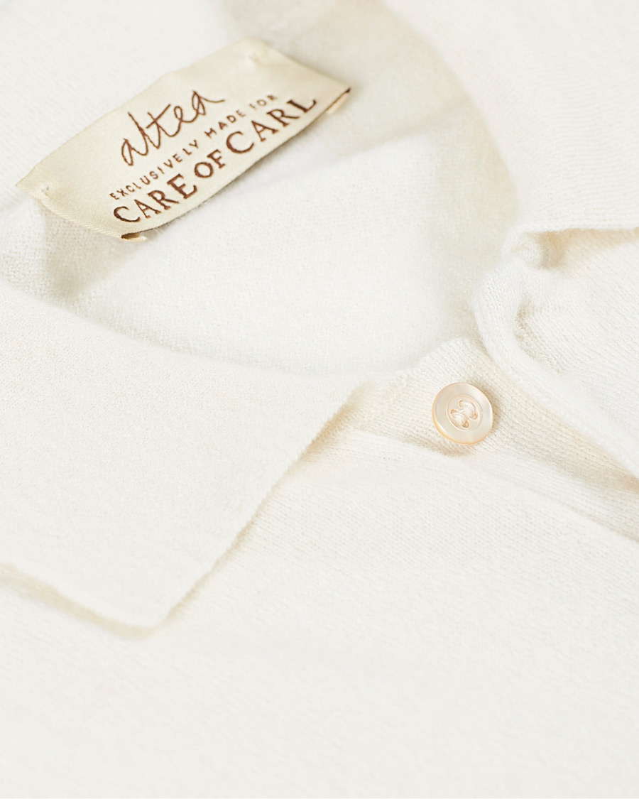 Homme | Pulls Et Tricots | Altea | Todd & Duncan Cashmere Polo Ice White