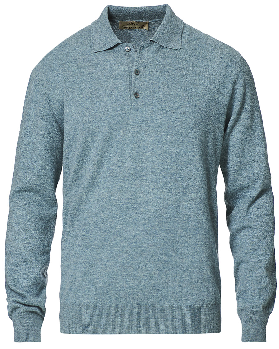 Homme | Pulls Et Tricots | Altea | Todd & Duncan Cashmere Polo Oribe Green