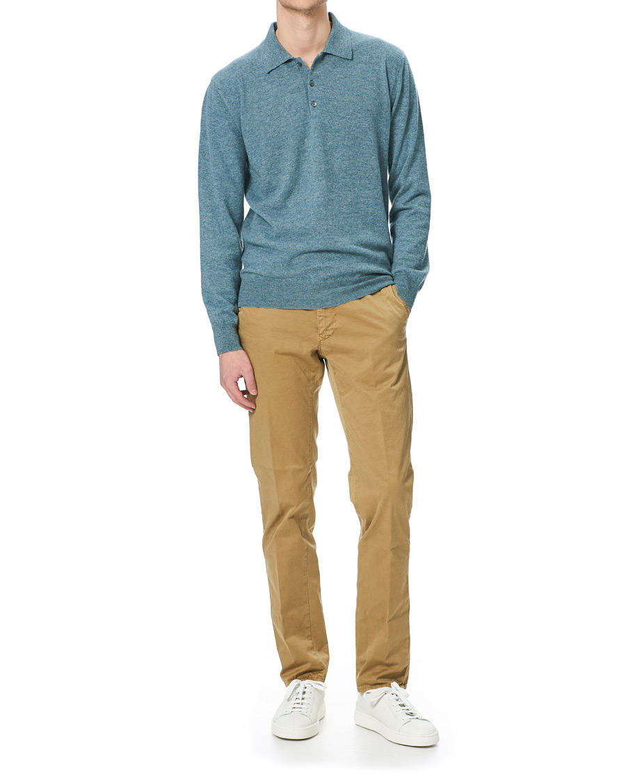 Homme | Pulls Et Tricots | Altea | Todd & Duncan Cashmere Polo Oribe Green