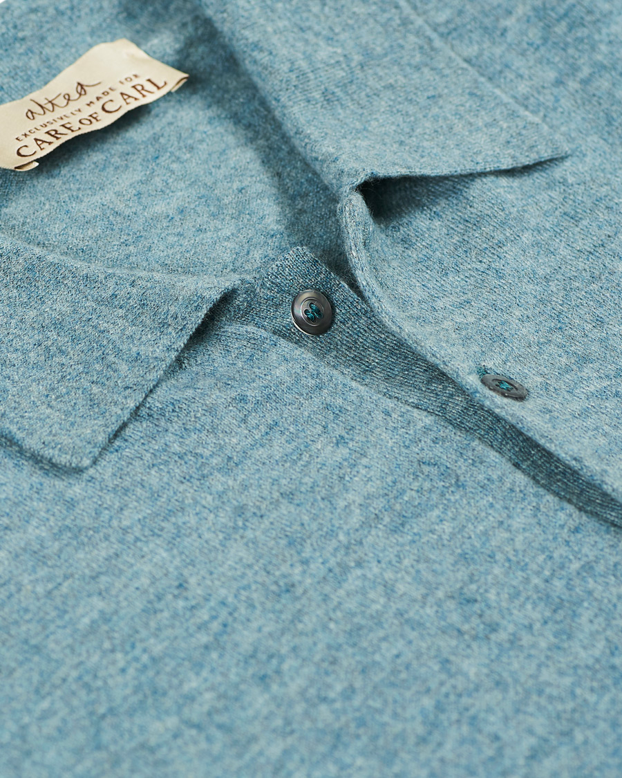 Homme | Pulls Et Tricots | Altea | Todd & Duncan Cashmere Polo Oribe Green
