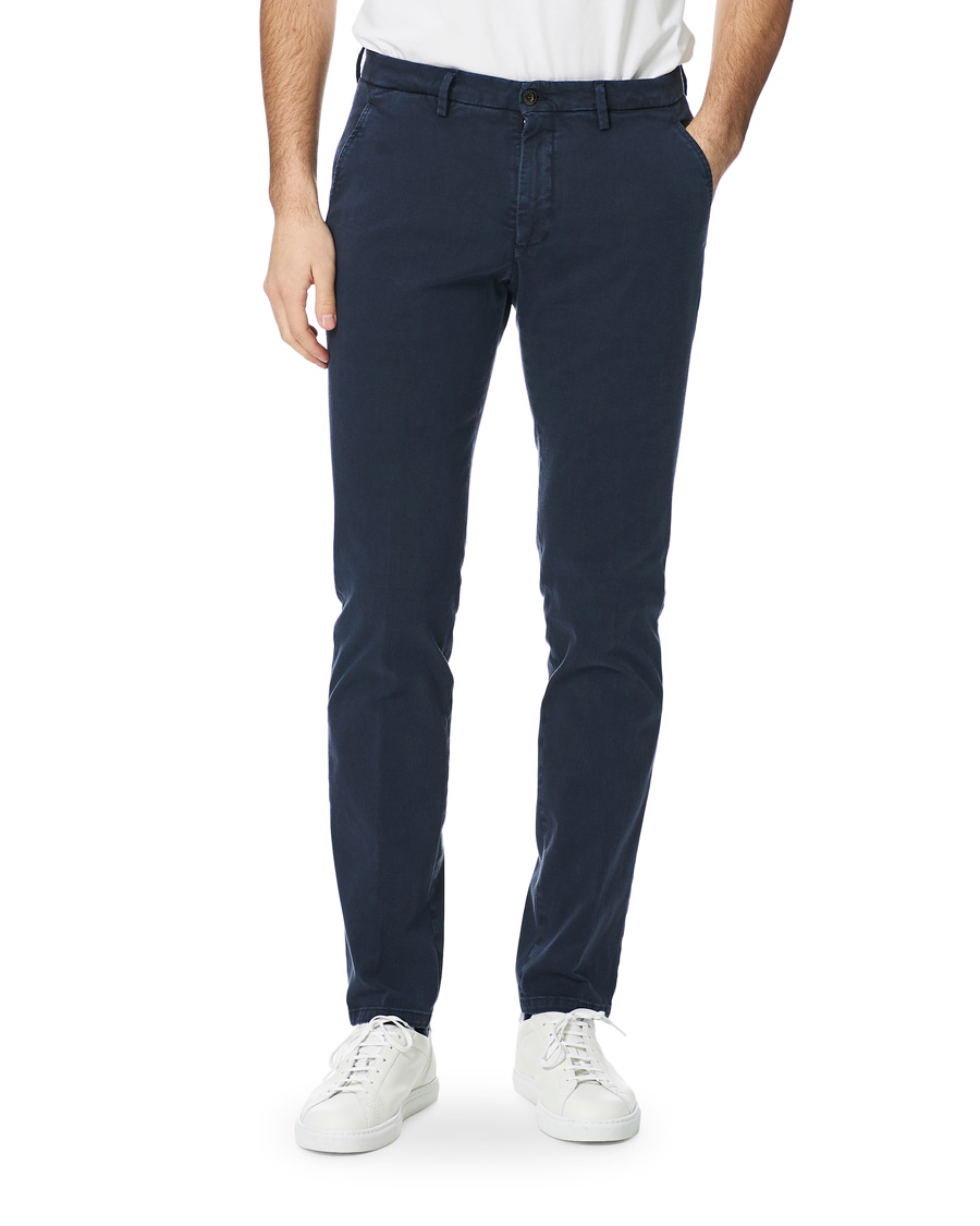 Homme | Pantalons | Briglia 1949 | Slim Fit Cotton Chinos Navy